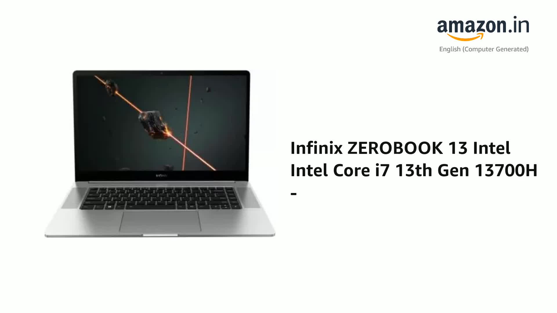 INFINIX ZEROBOOK 13 Intel Intel Core i7 13th Gen 13700H - (32 GB/1